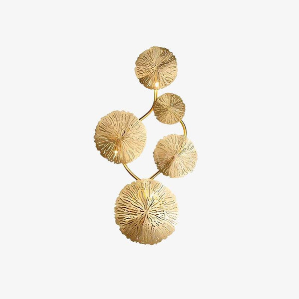 Kristy Lotus Leaf Wall Sconce