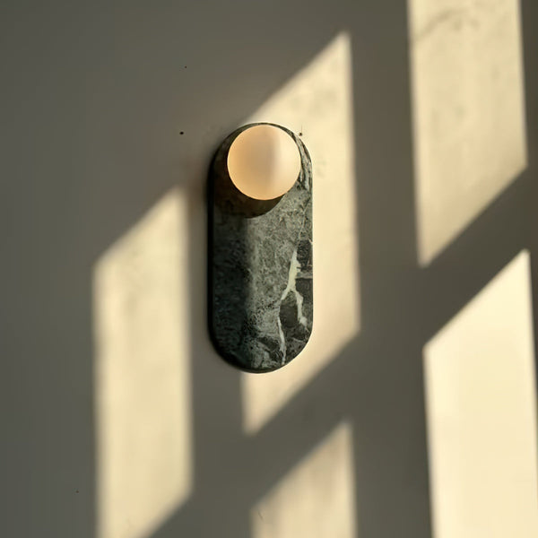 Avi Oval Wall LampMarble