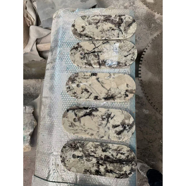 Avi Oval Wall LampMarble