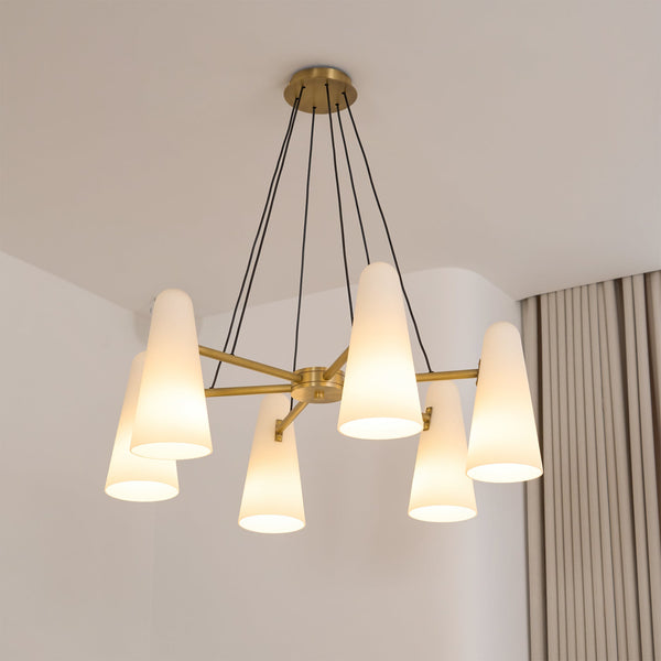 Artemis Chandelier Cone-Shaped
