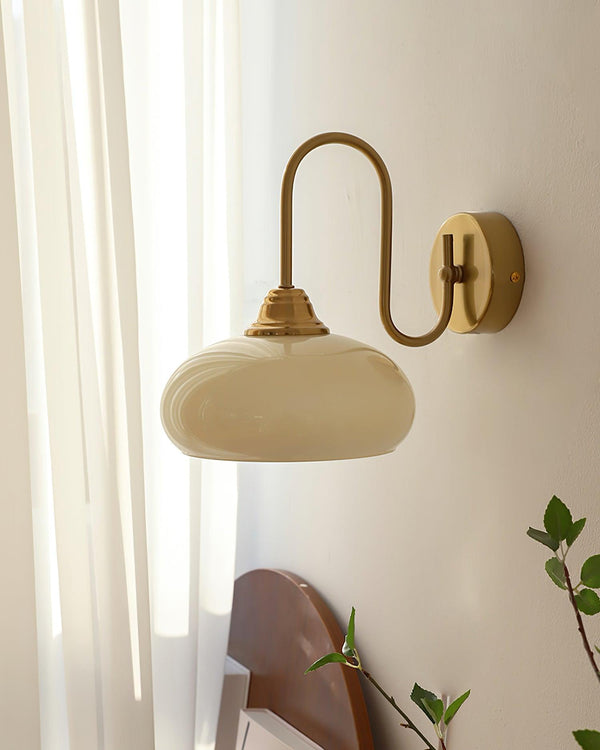 Valentina Glass Plug-in/ Hardwire Wall Lamp