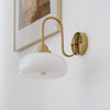 Valentina Glass Plug-in/ Hardwire Wall Lamp
