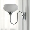 Valentina Glass Plug-in/ Hardwire Wall Lamp