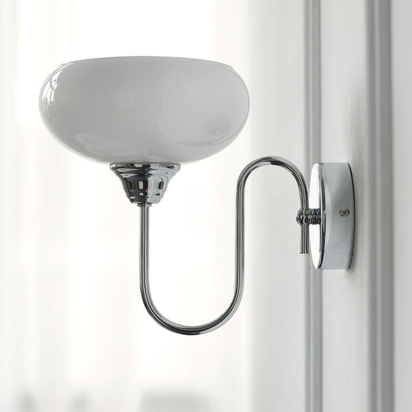 Valentina Glass Plug-in/ Hardwire Wall Lamp