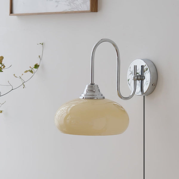 Valentina Glass Plug-in/ Hardwire Wall Lamp