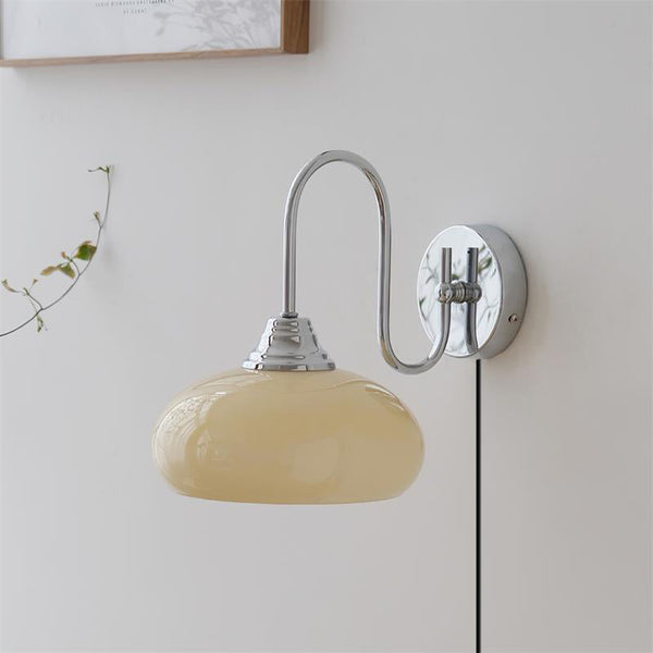 Valentina Glass Plug-in/ Hardwire Wall Lamp