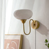Valentina Glass Plug-in/ Hardwire Wall Lamp