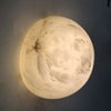 Kristy Minimalist Round Alabaster Wall Lamp