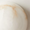 Kristy Minimalist Round Alabaster Wall Lamp