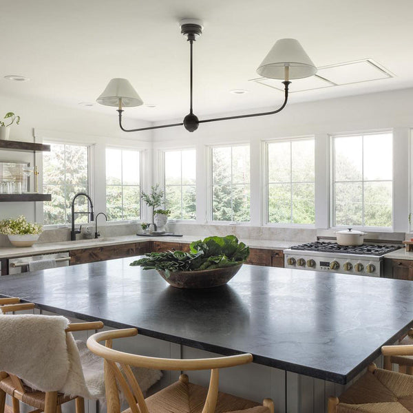 Silva Modern Linear LED Chandelier Living Room Bedroom