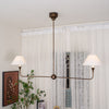 Silva Modern Linear LED Chandelier Living Room Bedroom