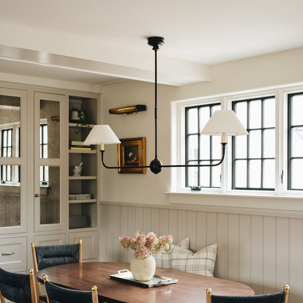 Silva Modern Linear LED Chandelier Living Room Bedroom