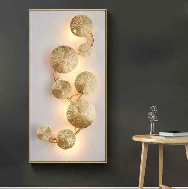 Kristy Lotus Leaf Wall Sconce