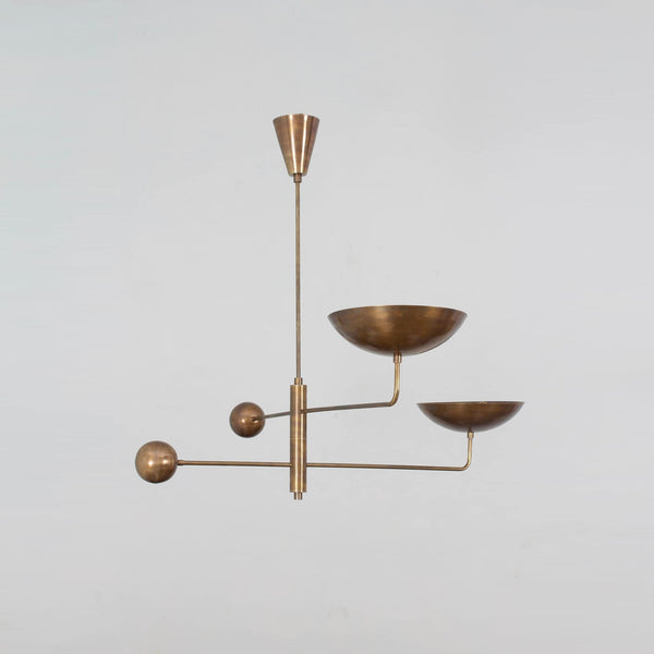 SilvaSculptural Industrial Chandelier