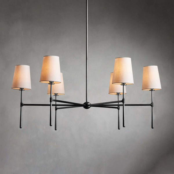 SilvaChandelier Head 4/6 Mid-century