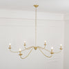 Silva Chandeliers Candle-style Arc Farmhouse