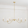 Silva Chandeliers Candle-style Arc Farmhouse
