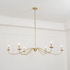 Silva Chandeliers Candle-style Arc Farmhouse