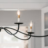 Silva Chandeliers Candle-style Arc Farmhouse