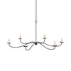 Silva Chandeliers Candle-style Arc Farmhouse