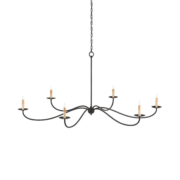 Silva Chandeliers Candle-style Arc Farmhouse