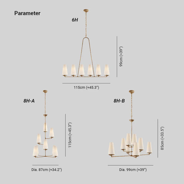 Silva Design LED Chandeliers l Bedroom Kitchen