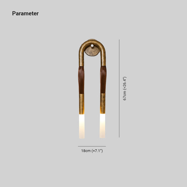 Ritta Horsehair Wall Lamp