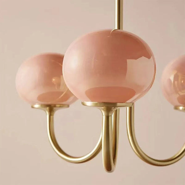 Aria Retro Art Deco Globe Chandelier
