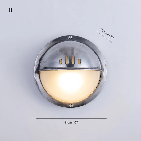 Ray Wall Lamp Geometric Modern Glass Outdoor