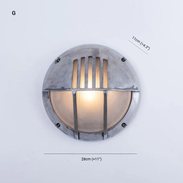 Ray Wall Lamp Geometric Modern Glass Outdoor