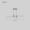 Arisha Pendant Light Modern Linear Dining Room