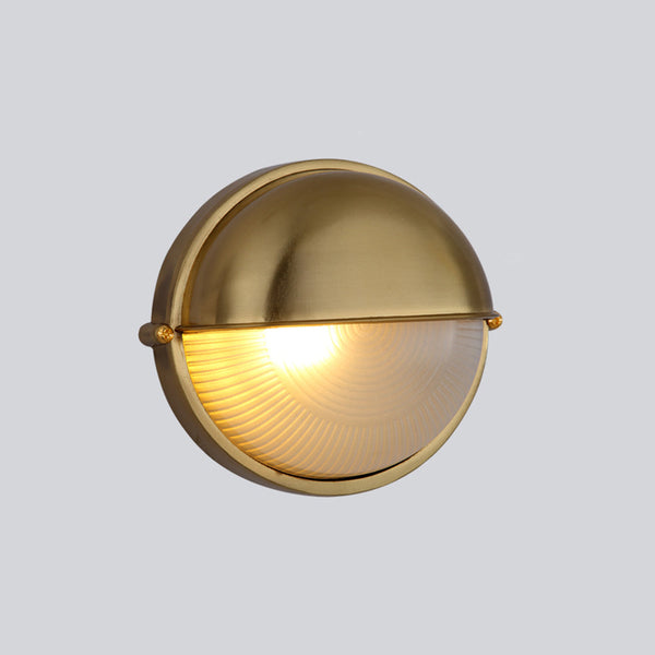 Ray Modern Round/Ellipse Outdoor Waterproof Wall Lamp, 2 Colors