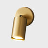 Arisha Modern Cylinder Rotatable SpotlightWallLamp Brass