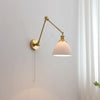 Arisha Wall Lamp Modern Drum Ceramics Adjustable