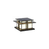 Ray Pillar Solar /HardWire Outdoor Light