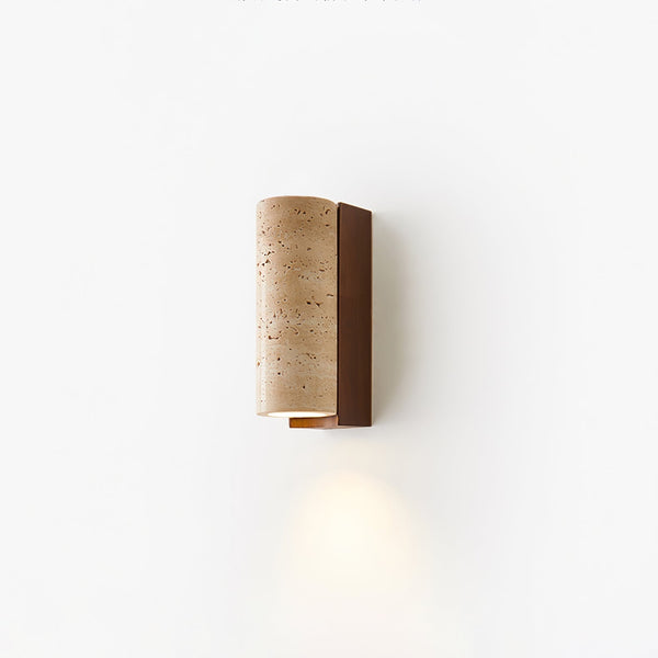 Ritta NaturalTravertine Wall Lamp