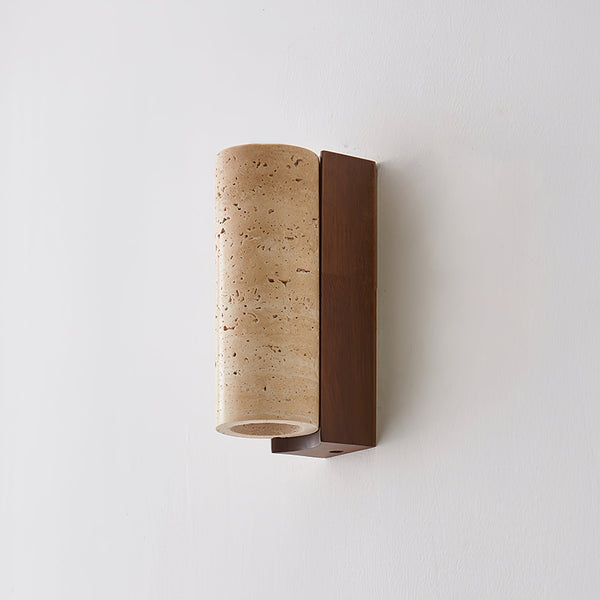 Ritta NaturalTravertine Wall Lamp