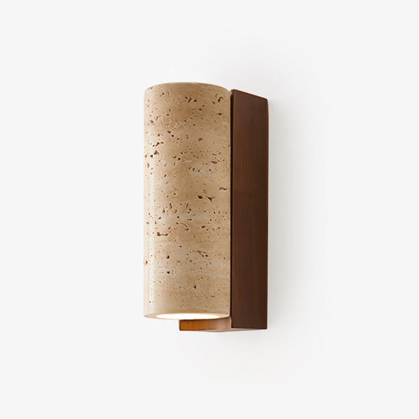 Ritta NaturalTravertine Wall Lamp