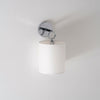 Silva Cylindrical Fabric Shade Wall Lamp Farmhouse