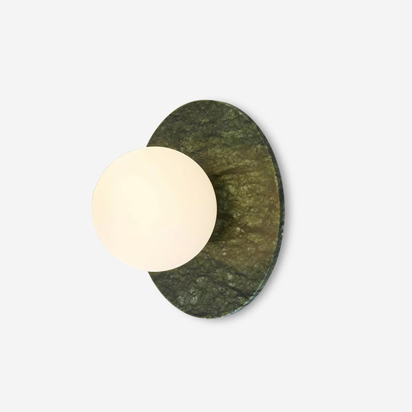 Avi Minimalist Globe Marble Wall Lamp
