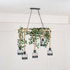 Epoch Hemp Rope Industrial Grenade Chandelier