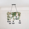 Epoch Hemp Rope Industrial Grenade Chandelier