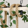 Epoch Hemp Rope Industrial Grenade Chandelier