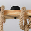 Epoch Hemp Rope Industrial Grenade Chandelier