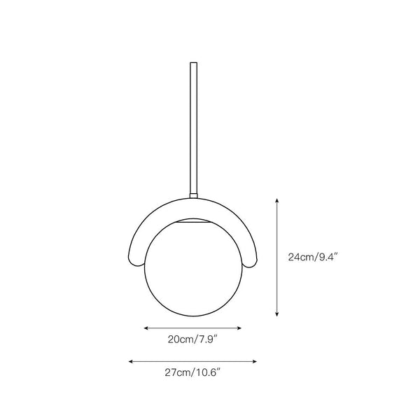 Aria Linear Chandelier Red&Silver