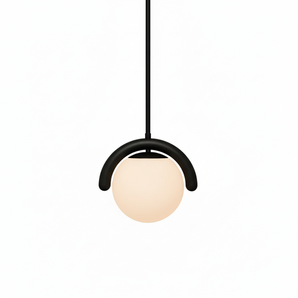 Aria Linear Chandelier Red&Silver