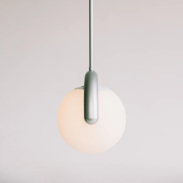 Aria Linear Chandelier Red&Silver