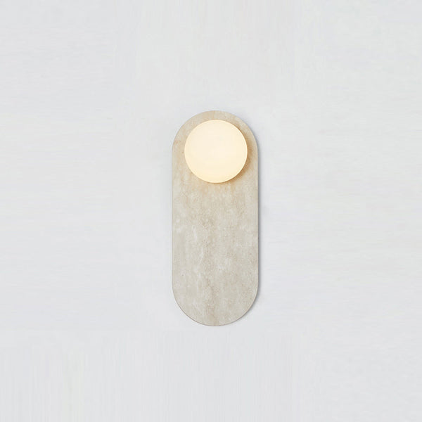 Avi Oval Wall LampMarble