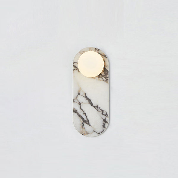 Avi Oval Wall LampMarble