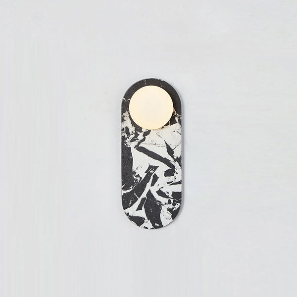Avi Oval Wall LampMarble